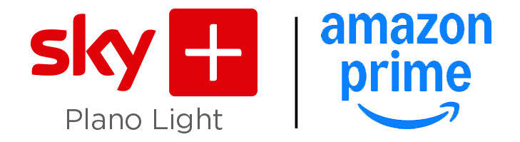 Logo Sky+ Light com Amazon Prime